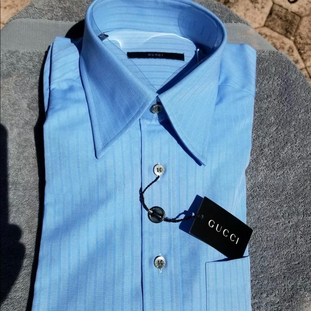 NEW GUCCI Mens Gucci buttondown shirt- size 16/41L